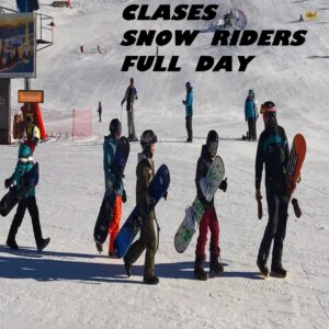 LLS ESCUELA. Snowboard Niños. SNOW-RIDERS Full Day CON ALMUERZO (8 a 12 años)
