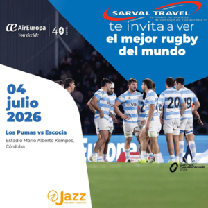 RUGBY. Entradas para Los Pumas Vs. Escocia el 04-06-2026 en el Kempes